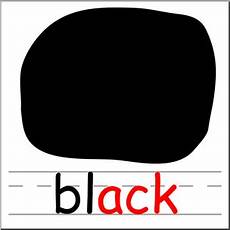 Black Clipart by Clip Basic Words Ack Phonics Black Color I Black Clipart