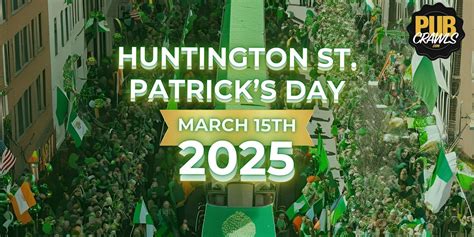 Huntington Shamrock Stroll St Patricks Day Bar Crawl, The Rust & Gold ...