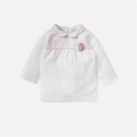 Buy Giggles Schiffli Butterfly Applique Top and Solid Pyjama Set from ...