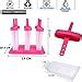 Buy KARP Set of 6 Plastic Reusable Ice Pop Makers, Homemade Popsicle ...
