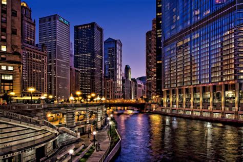 Chicago at Night Wallpapers - Top Free Chicago at Night Backgrounds ...