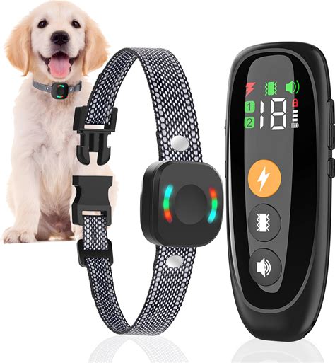 Amazon.com : Dog Training Collar,2800FT for 8-120lbs,Dog Shock Collar ...