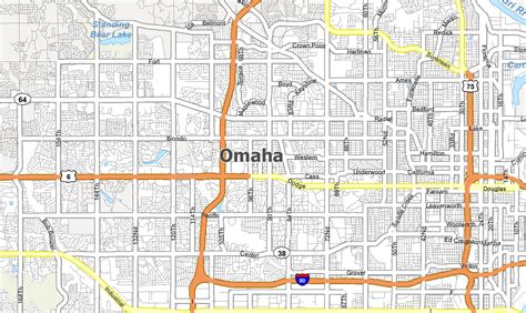 Downtown Omaha Nebraska Omaha Nebraska Map - conductorsnotes