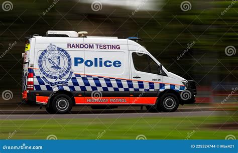Random Breath Testing Police Van Editorial Stock Image - Image of ...