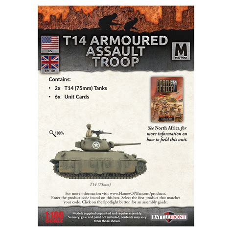 Buy Flames of War - T14 Armoured Assault Troop - Battlefront Miniatures ...