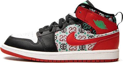 Buy Little Kid's Jordan 1 Mid SE White/University Red-Black (DM1210 150 ...
