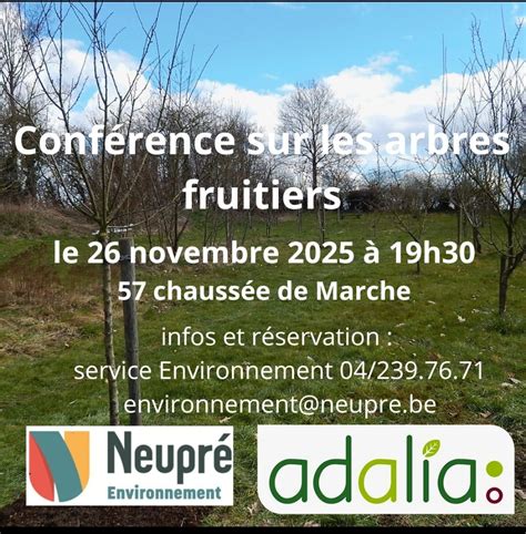 conférence sur les arbres fruitiers , Salle Du Conseil Communal De ...