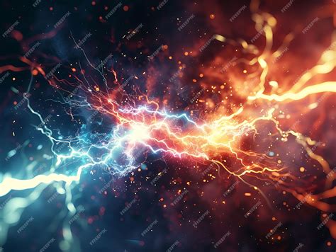 Premium Photo | Texture Electrifying Arcing Fire With Crackling Bolts ...