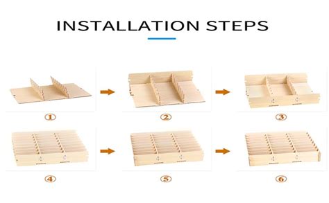 ELLOZIA 24 Grid Wooden Desktop Storage Box Mobile Phone Management ...