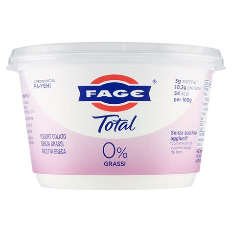 FAGE 0% Greek Yogurt Nutrition Facts Per Serving