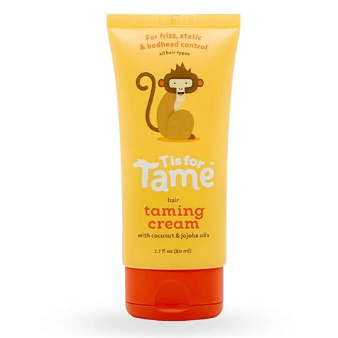 T is for Tame Kids Hair Taming Matte Cream for Bedhead, Flyaways, and Frizz