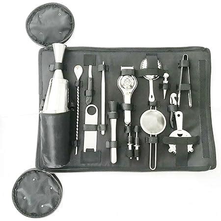 Bar Box Travel Kit Bag 25 Pcs | Easy to Carry Portable Mini bar Liquor ...