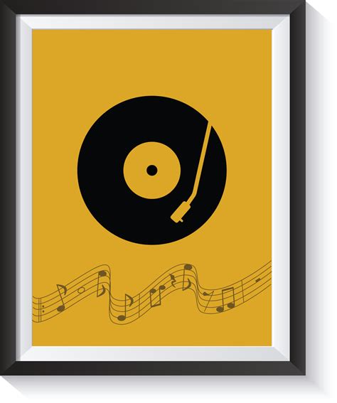 Minimalist Music Poster Ready to Print Vector 19484359 Vector Art at ...