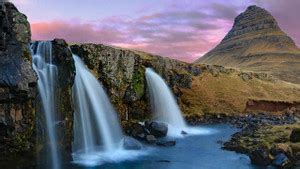 Iceland Waterfalls Nature Vinyl Poster Paper Print - Nature posters in ...