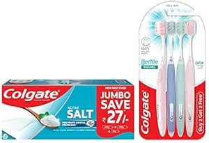 Buy Colgate Active Salt Toothpaste, Germ Fighting Toothpaste for ...