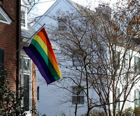 Neighbors of Mike Pence Fly Rainbow Flags in Support of Gay Rights ...