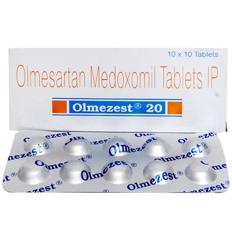 Olmezest 20 Tablet | Uses, Side Effects, Price | Apollo Pharmacy