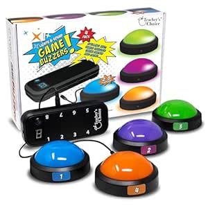 Buy Teacher's Choice Light Up Game Buzzer System, Displays The Winning ...
