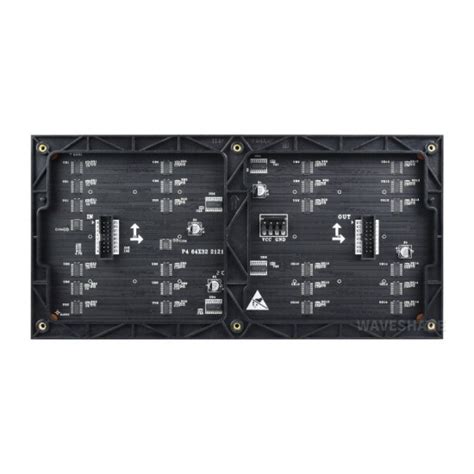 Buy Waveshare RGB Full-Color LED Matrix Panel, 4mm Pitch, 64×32 Pixels ...