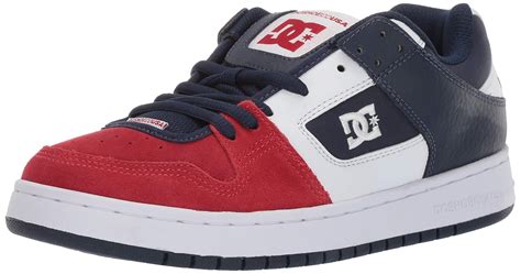 Buy DC Men's Manteca Skate Shoe, White/Navy/Red, 11 M US at Amazon.in