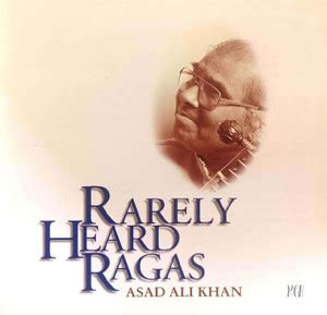 RARELY HEARD RAGAS ASAD ALI KHAN RGH Audio CD Standard Edition Price in ...