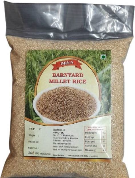 orea BARNYARD MILLET RICE, UNPOLISHED 4KG SANWA CHAWAL/MORAIYO/ SHYAMA ...
