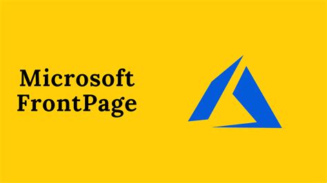 Microsoft FrontPage | Microsoft Wiki | Fandom