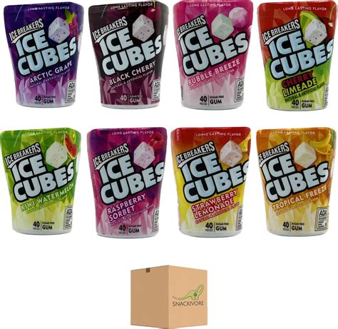 Amazon.com : ICE BREAKERS ICE CUBES Arctic Grape, 1.62 oz Thin Pack (6 ...