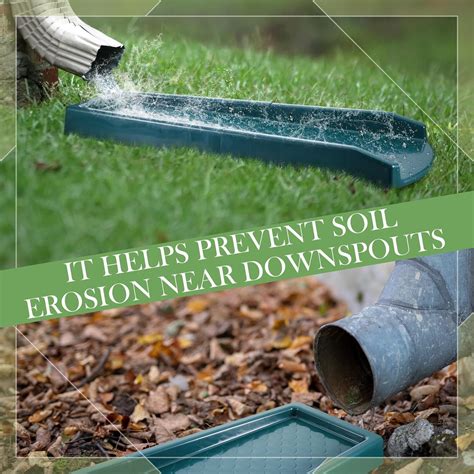 Riakrum 3 Pieces 24 Inch Downspout Splash Block Gutters India | Ubuy