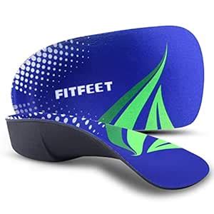 FitFeet High Arch Support Insoles，3/4 Length Orthotic Foot Inserts for ...