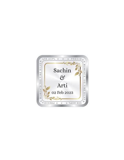 Precious Moments Personalised BIS Hallmarked Wedding Anniversary Silve