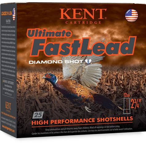 Kent Cartridge Ultimate Fast Lead 12 Gauge 1 1/4 Oz 4 Shot Ammunition ...