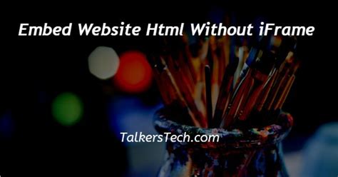 Image result for How to Embed a Website in HTML