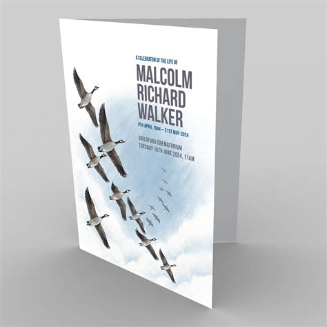 Geese | Funeral Order of Service