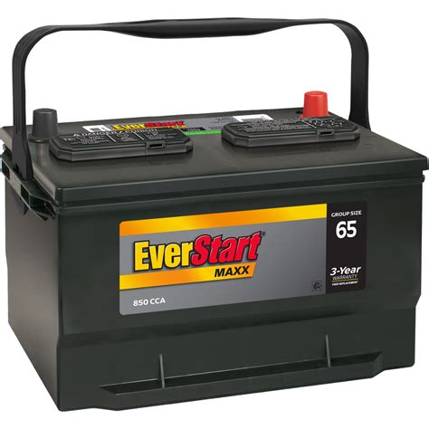 EverStart Maxx Lead Acid Automotive Battery, Group Size 65 12 Volt 850 ...