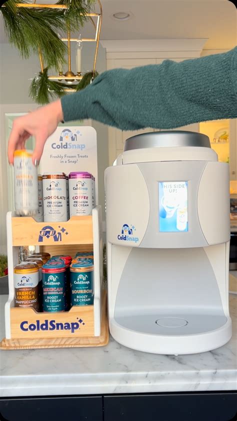 Coldsnap Ice Cream Machine Benefits