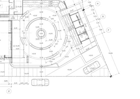 Floor plan designed building on the drawing | Premium Photo
