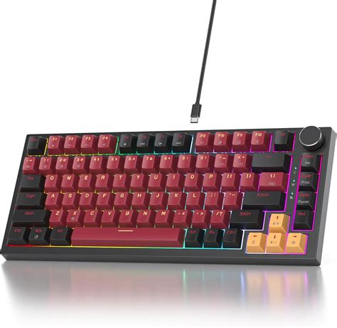 Ussixchare 75% Gaming Keyboard Gasket Mount Mechanical Keyboard India ...