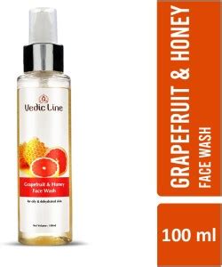 Vedic Line Grapefruit & Honey For Oily & Dehydrated Skin Face Wash ...