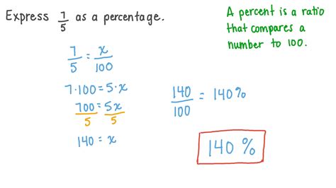 Question Video: Finding the Percent of a Part Compared to a Whole for ...