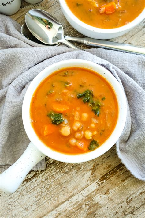 Chickpea Soup (Easy and healthy!) - Happy Healthy Mama