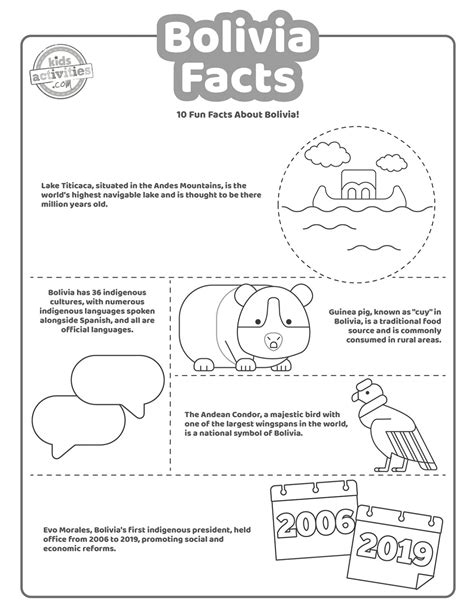 Interesting Bolivia Facts for Kids w/ Worksheet Kids Activities Blog