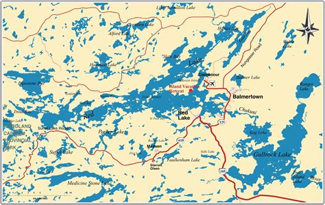 Map Of Red Lake Ontario Canada