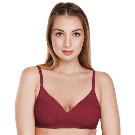 Buy DAISY DEE Women Lace Pattern Printed Full Coverage Padded Seamless ...