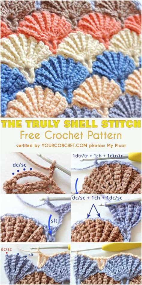 Image result for Basic Shell Crochet Pattern