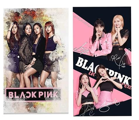 R Enterprise Blackpink Poster Group Photo Rose Lisa Jisoo Jennie Kpop ...