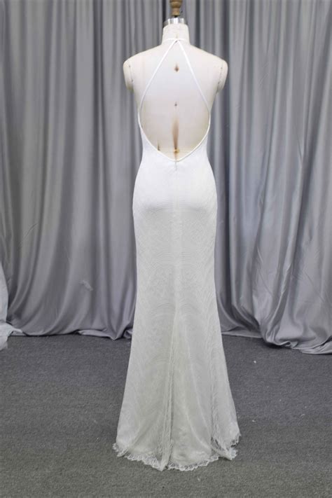 Boho new design backless wedding dress mermaid bridal gown