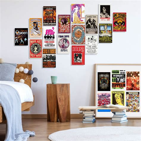 Buy Album Covers Wall Collage Kit Aesthetic Pictures, 50 Pcs 4x6 ...
