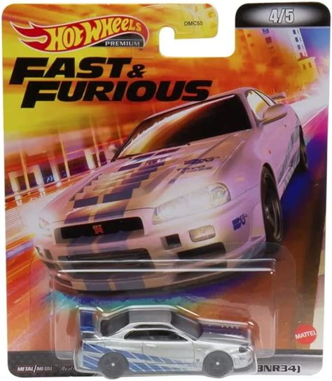 Buy 2022 Hot Wheels Retro Entertainment Fast & Furious Premium Set of 5 ...