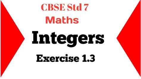 Image result for Class 7 Math Exercise 1.3